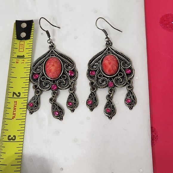 Chandelier Earrings "Vintage Bohemian" - Picture 6 of 6